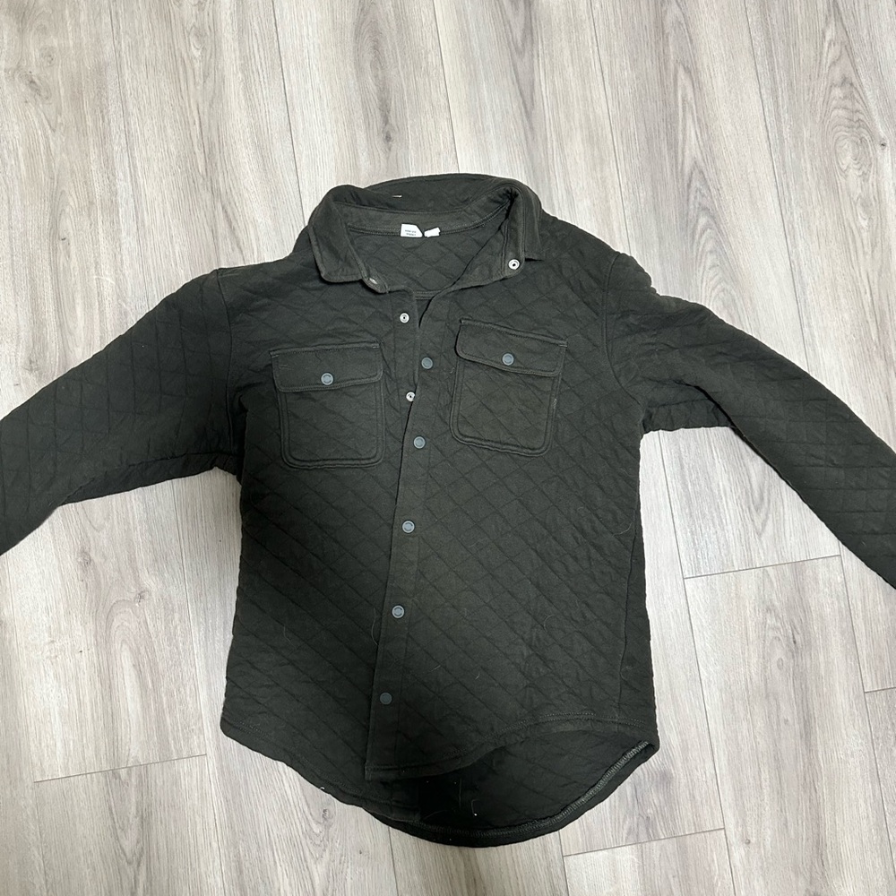 Ten Tree Colville Men's Quilted Shirt Jacket - olive green